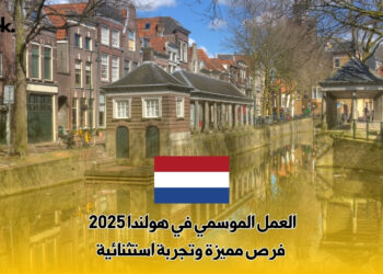 العمل الموسمي في هولندا 2025 : فرص مميزة وتجربة استثنائية