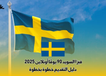 فيزا السويد 90 يومًا أونلاين 2025 : دليل التقديم خطوة بخطوة