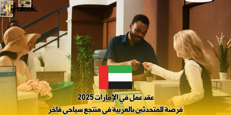 عقد عمل في الإمارات 2025 : فرصة للمتحدثين بالعربية في منتجع سياحي فاخر