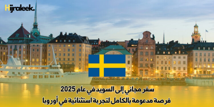 سفر مجاني إلى السويد في عام 2025 : فرصة مدعومة بالكامل لتجربة استثنائية في أوروبا