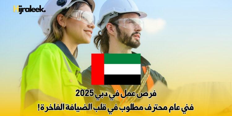فرص عمل في دبي 2025
