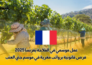 عمل موسمي في الفلاحة بفرنسا