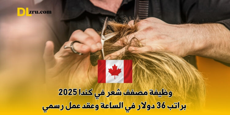 وظيفة مصفف شعر في كندا