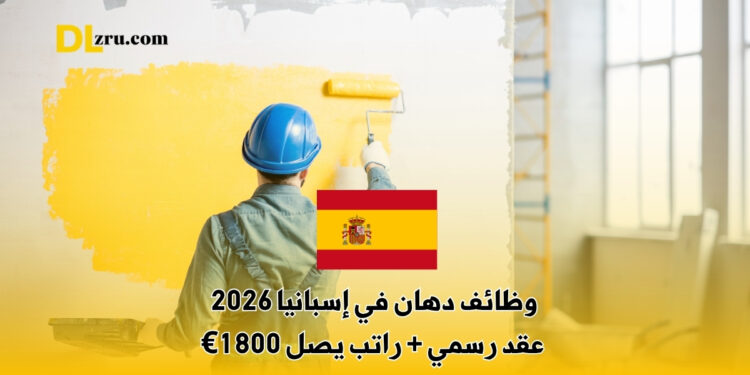 وظائف دهان في إسبانيا 2026